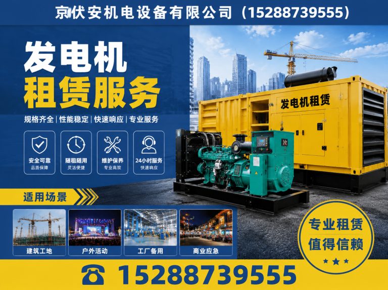 开封柴油发电机组出租展示图